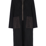 Slit Wool Coat