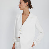 Arya Blazer Jacket White