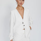 Arya Blazer Jacket White