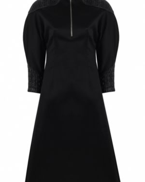 Angle Midi Dress Black
