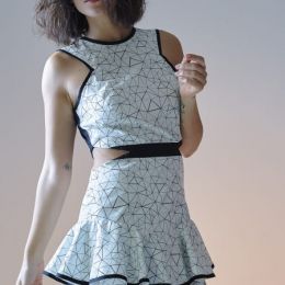 FF Triangle Mini Dress