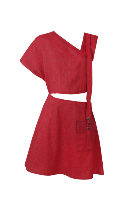 Balance Mini Dress Red