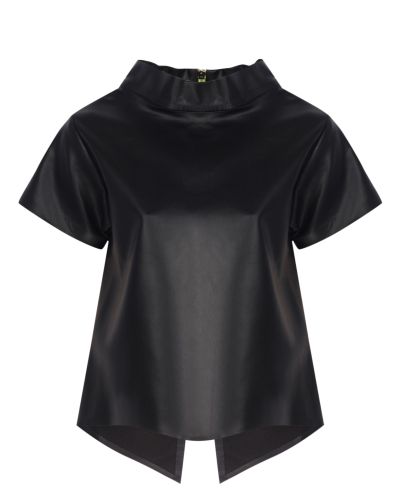 Orion Space Leather Top