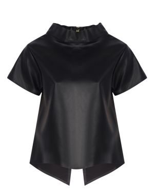 Orion Space Leather Top