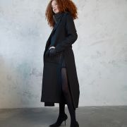 Slit Wool Coat