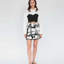 Abstract-Wool-Mini-Skirt