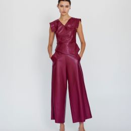 Red-Leather-Culotte-Pants
